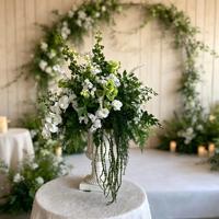 Centre de table de mariage de luxe, arrangement floral artificiel pour la location d'événements, décoration de table