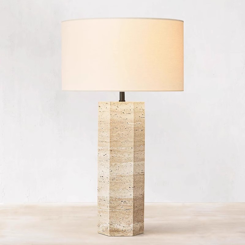 Bostone Stylish Antique Marble Table Lamps Modern Luxury Home Decor for Living Room Bedside Quality Product