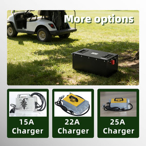 Isi ulang baterai 72v 100ah lithium ion elektrik Golf club mobil lifepo4 baterai golf cart built-in paket baterai BMS - Product Image 6