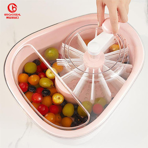 Easy to Use Plastic Kitchen Efficient Cleaning Washing Vegetable Manual Fruit Cleaner