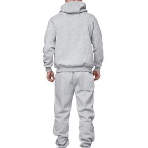 ชุดวอร์มแฟชั่นเข้ารูปสำหรับผู้ชายชุดออกกำลังกายมีซิปสวมใส่สบาย - Product Image 2