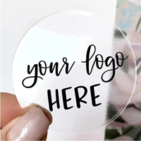 Étiquette autocollante personnalisée en papier texturé acrylique holographique découpé sur mesure, imperméable pour sceller les sacs