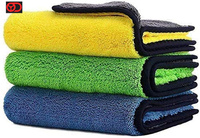 Serviette de séchage pour voiture en microfibre de haute qualité, écologique, super absorbante, 30x40 cm, pour le detailing et les accessoires automobiles