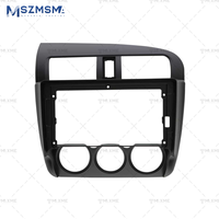 Cadre de panneau de lecteur DVD d'autoradio d'usine pour CHANGAN STAR3 2010-2015 9 pouces Matten Black Car Stereo Video Dashboard Fascia Frame