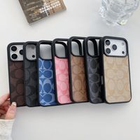 Coque de téléphone tendance à rayures pour iPhone 18 17 16 15 Pro Max, design animalier de luxe, protection antichoc
