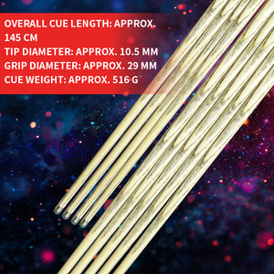ASRB CUETK02 Stecca da Biliardo in Acero 145cm con Giunto in Acciaio Inox, Leggera e Resistente, Stile Cinese, Alta Qualità, Ronnie O'Sullivan - Product Image 6