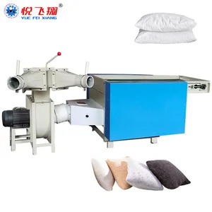 Precio de fábrica línea de productos máquina de apertura de fibra máquina de llenado de almohada de algodón de doble cabezal