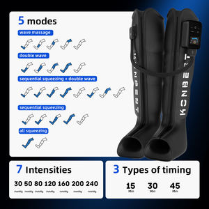 Botas de recuperación de 4 cámaras-Masajeador de piernas y pies de compresión de aire de presoterapia para Terapia de recuperación muscular Pulse <span class=keywords><strong>Pro</strong></span> 2,0 System - Product Image 5