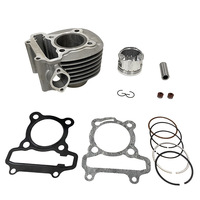 52.4mm 125cc toplu kaynağı özel OEM 12100-ARA-000 SYM125 SR125 fifi3 125 yörünge Jet4 motosiklet silindir Piston segmanı CONTA TAKIMI