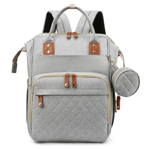 Mochila de Maternidade Personalizada à Venda por Atacado, Grande Capacidade, Impermeável, com Trocador e Carregador USB - Product Image 3