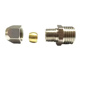 New Style Tube fitting Metal brass nickel Compression Union Fitting with all size