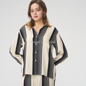 Ensemble en lin sur mesure pour femmes, pantalon droit pour femmes d'affaires, ensembles en lin à col carré pour femmes - Product Image 5