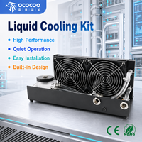 Kit de refroidissement liquide intégré OCOCOO AC240, pompe, radiateur, réservoir, combo 240 mm, refroidisseur liquide pour serveur IA, médical, industriel