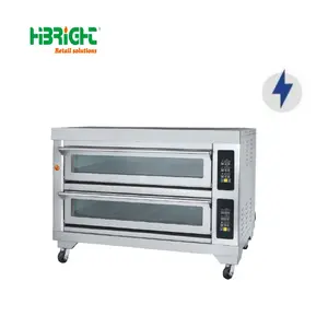 Commercial catering equipment baking stove roasting pizza 3 Deck 6 Tray Gas Standard Deck Oven