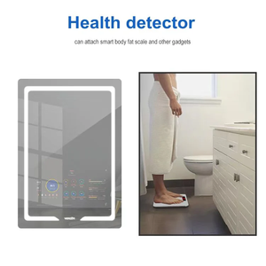 Bán buôn hiện đại Android 11 LED phòng tập thể dục thông minh gương TV <span class=keywords><strong>IP65</strong></span> không thấm nước chiếu sáng phòng tắm tính năng cho home & khách sạn sử dụng - Product Image 5