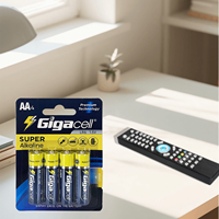 Pemasok Merek OEM Baterai Alkaline Super AA Ganda 1.5v LR6 Ideal untuk Penggunaan Dalam & Luar Ruangan