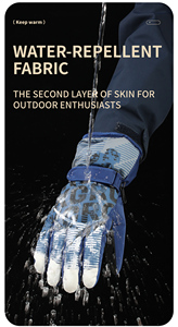Gants de ski de sport chauds et imperméables à écran tactile pour hommes pour l'hiver - Product Image 6