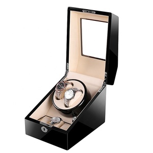 Organisateur de montres <span class=keywords><strong>vide</strong></span> à 5 fentes affichage de collection montres automatiques remontoir rangement boîte de montre organisateur - Product Image 4