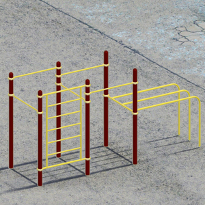 Barras de mono de acero personalizadas Equipo de barra de dominadas para <span class=keywords><strong>fitness</strong></span> y entretenimiento al aire libre - Product Image 5
