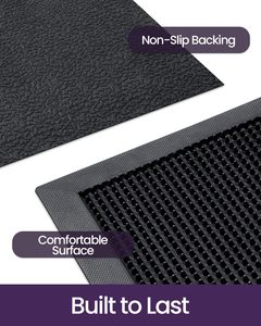Dust Removal Elastic Mesh Front Door Mat Non Slip Outdoor <b>Entrance</b> Floor <b>Rug</b> Household Home Gate Doormat For Shoe Dirt Cleaning - Product Image 5