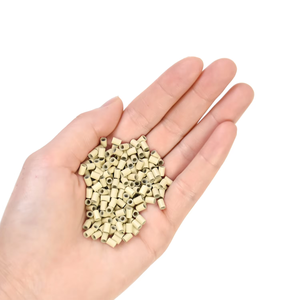 200 Piezas de Anillos/Cuentas/Eslabones de Cobre Rectos con Revestimiento de Silicona <span class=keywords><strong>Profesional</strong></span> de 3.5*2.5*5.0mm, Tubos de Cobre para Extensiones de Cabello - Product Image 6