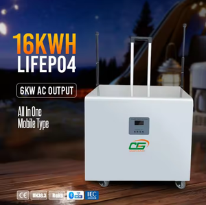 Station d'énergie solaire portable 16 kWh avec onduleur 5000 W et système ESS à batterie LiFePO4 pour l'énergie hors réseau mobile - Product Image 1