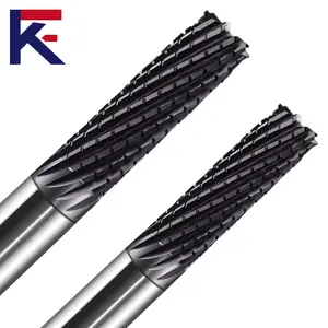 KF Corn Tooth Milling Cutter With Diamond Graphite Coating End Mill