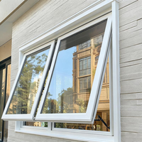 Fenêtre à auvent en aluminium à rupture de pont thermique certifiée AS2047, insonorisée et étanche, pour les constructeurs australiens