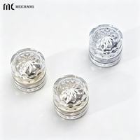 Pot de gel à ongles en acrylique 5g à coupe diamant, rechargeable, anti-fuite, avec logo personnalisé, emballage pour ongles OEM ODM