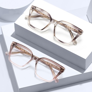 <span class=keywords><strong>2026</strong></span>년 신상 패셔너블한 사각 안경 블루라이트 차단 컴퓨터 안경 UV 보호 TR90 안티블루라이트 안경테 여성용 - Product Image 3