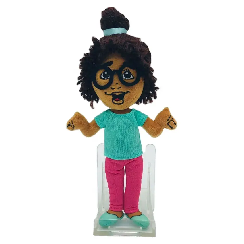 Pelúcia macia boneca menina kawaii brinquedo de pelúcia Africano meninas retalhos jovens bonecas brinquedo para crianças