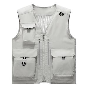 Chalecos Multibolsillos Personalizados de Alta Calidad para Hombre, Chalecos Casuales para Exteriores, Pesca, Voluntariado, Tácticos, Fotografía, Uniformes de Trabajo - Product Image 3