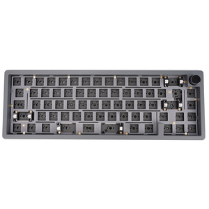 Kit de teclado mecánico personalizado, funda completa de aluminio CNC, 65 teclas, teclado inalámbrico de modo Dual - Product Image 5