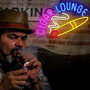 Acrylique Cigar Lounge Enseigne Au Néon pour Home Business Art Decor Salle De Réception Man Cave Smoke Shops Bar Party Store - Product Image 5