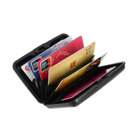 Estuche de Aluminio para Tarjetas, Color Metálico, Impermeable, para Tarjetas de Crédito, de Identificación, Multifuncional