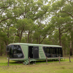 Casa Prefabricada Modular Redonda con Estructura de Acero Luban, Alimentada por Energía Solar, <span class=keywords><strong>para</strong></span> Inversión en Hoteles y Resorts - Product Image 1