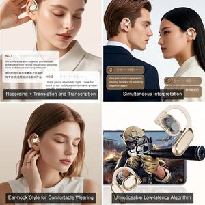 Auriculares de Traducción Bidireccional con IA M62 Actualizados 2026, Auriculares Deportivos OWS con Gancho para la Oreja, Perfectos para Viajes y Negocios - Product Image 6