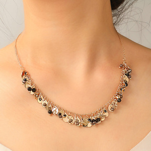 Collar de Moda con Capas, Chapado en Oro, Estilo Bohemia, Joyería para Mujer para Fiestas - Product Image 2