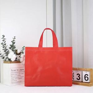 Bolsas de tela no tejida de color sólido personalizadas, bolsas de supermercado, bolsas publicitarias para productos - Product Image 5