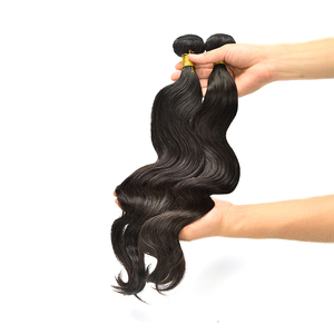 La onda del cuerpo 18 pulgadas Rubio tejer indio de la trama del pelo de Remy Bobos Twist extensiones de la trama del pelo - Product Image 2