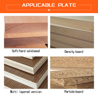 Fresa CNC Arden de 1/4 1/2 pulgada con vástago TCT de 2 filos y 30 helicoides de alta precisión para corte de MDF/pino/madera dura, compatible con ODM/OEM