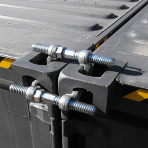 Maxplus Cornières de conteneur maritime, Pinces de fixation, Pièces de fixation, Raccord de pont en acier ISO 1161, Galvanisé à chaud pour conteneurs maritimes - Product Image 5