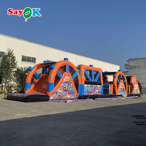 Juego deportivo comercial Boot Camp Beast Insane, proveedores al por mayor de China, carrera de obstáculos inflable de fábrica - Product Image 3