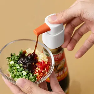Lezzetlendirici şişe pompa kafası pres çeşni şişesi ekstruder ev alet salata ketçap pompa kafası çapraz sınır sıcak satış