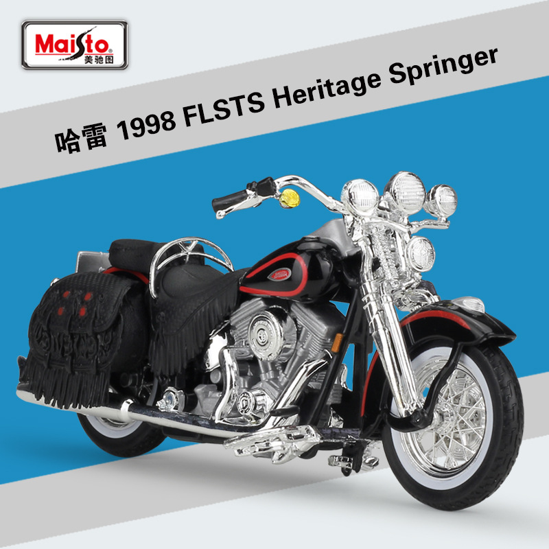 Harley 1998 flsts héritage springer noir rouge