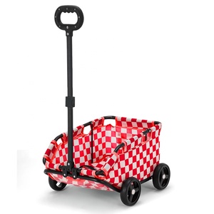Carrito Plegable de 4 Ruedas <span class=keywords><strong>para</strong></span> Mascotas, Ligero y Transpirable, Carrito de Viaje <span class=keywords><strong>para</strong></span> <span class=keywords><strong>Perros</strong></span> y Gatos, Carrito Portátil <span class=keywords><strong>para</strong></span> Cachorros <span class=keywords><strong>para</strong></span> Exteriores - Product Image 3