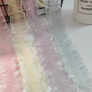 Bán Buôn Chất Lượng Tốt 25Mm Ban Nhạc Đàn Hồi Trong Suốt <span class=keywords><strong>Spandex</strong></span> Dệt Kim Bảo Vệ Ban Nhạc Ren Váy Phụ Kiện Đàn Hồi Giày Trung Quốc - Product Image 1