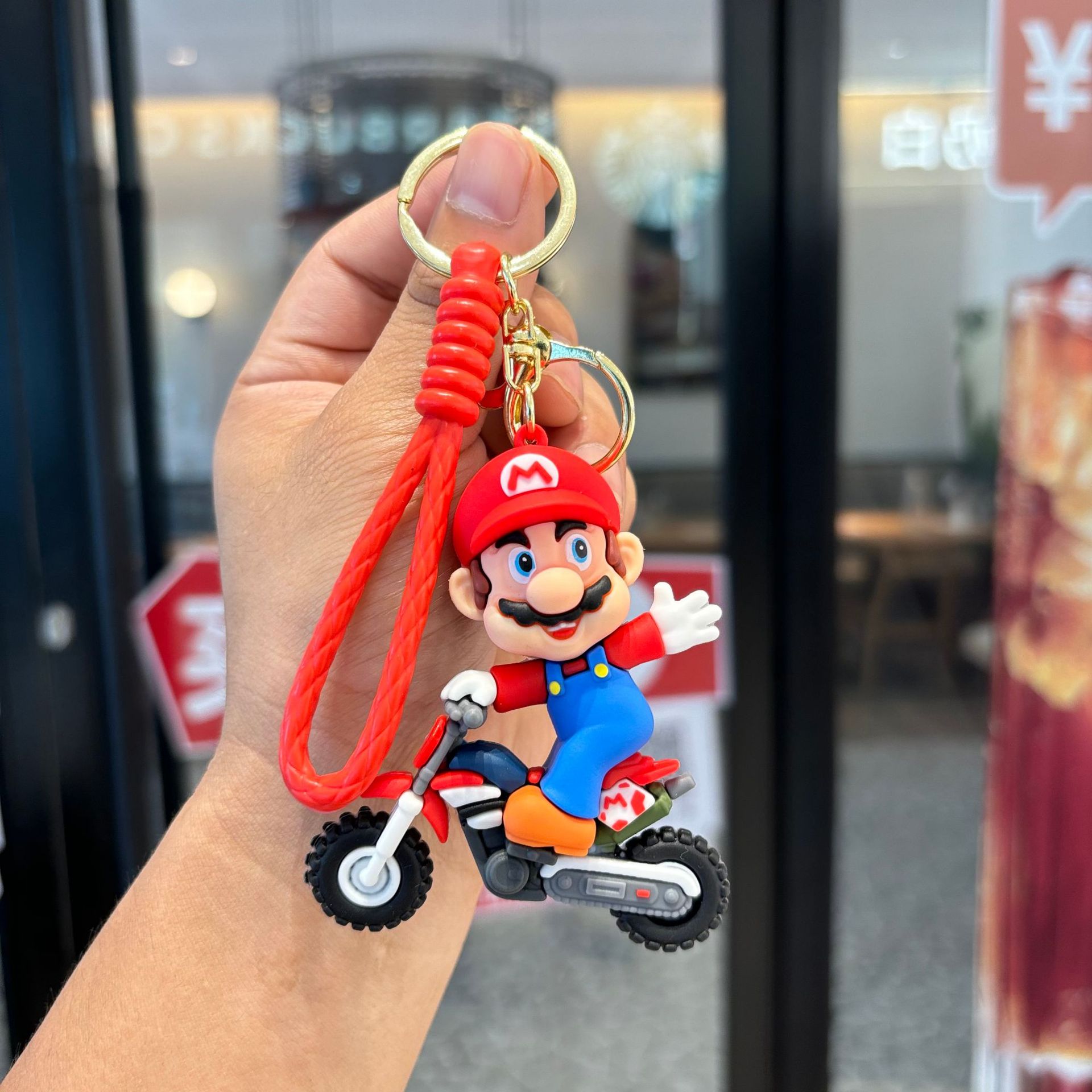 Porte-clés Mario-rouge
