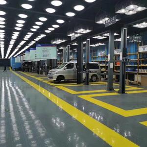 Baldosa de garaje entrelazada Suelo de plástico de PVC Suelo industrial resistente Moneda de PVC Suelo de vinilo impermeable para interiores 6mm - Product Image 5