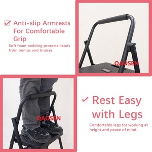 ฝาครอบขาเหล็กทรง<span class=keywords><strong>เกือกม้า</strong></span>สำหรับ<span class=keywords><strong>บันได</strong></span>เหล็กสีดำ 2 ขั้น แบบใช้ในบ้าน ดีไซน์ทันสมัย ใช้งานง่าย สำหรับเก็บของในบ้าน/คลังสินค้า 50 ชิ้น แบบรองรับสองชั้น - Product Image 5